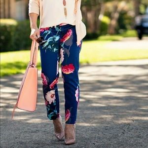 Banana Republic floral Avery pants